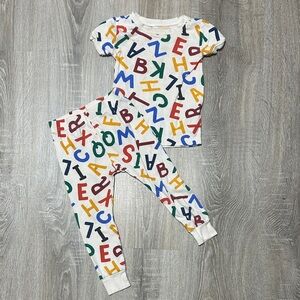 Old Navy Kids Alphabet Pajama Set - Multicolor